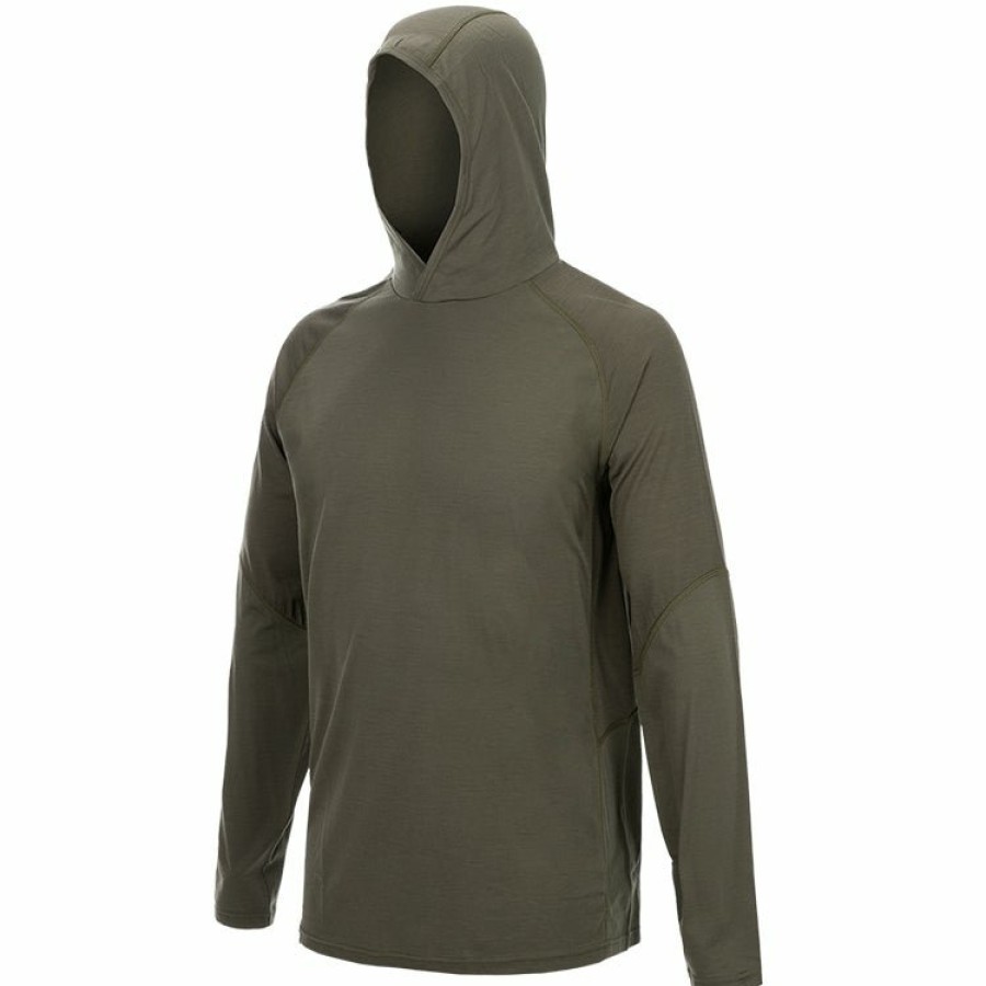 MEN'S Vertx Merino Base Layers | Merino Wool Base Layer Hoody Ranger Green