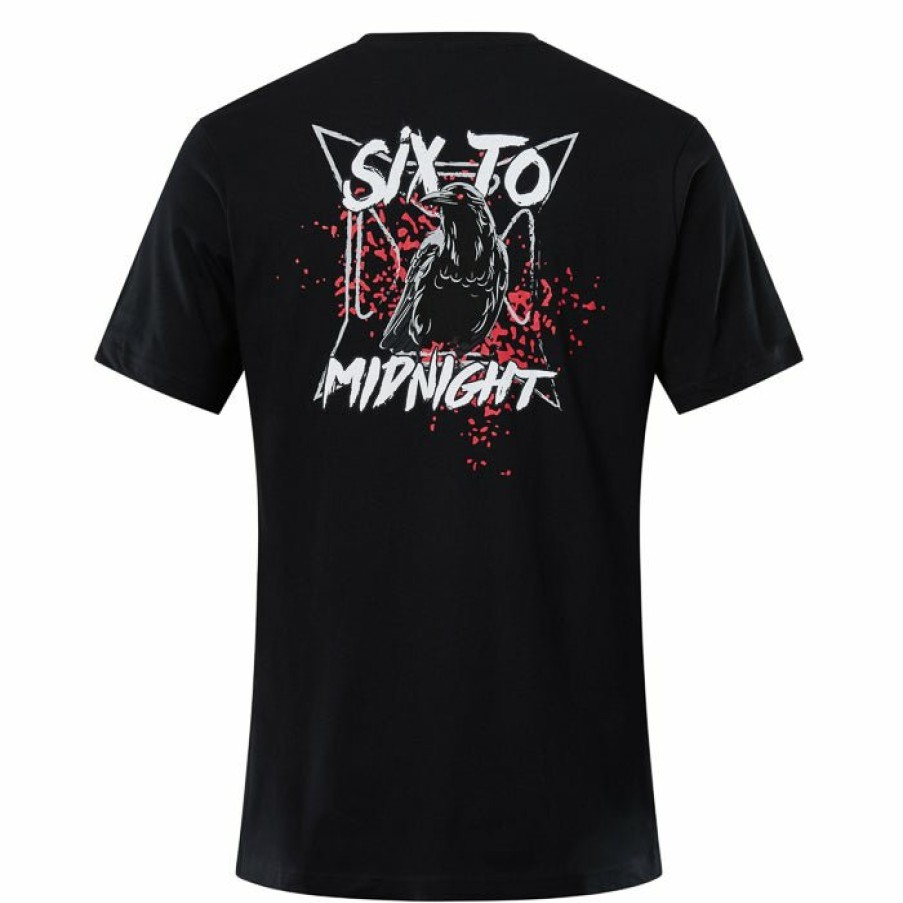 MEN'S Vertx Graphic T-Shirts | Six2Midnight T-Shirt Black